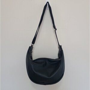Carla Rockmore Hobo Bag Black Handbag Purse Vegan Leather